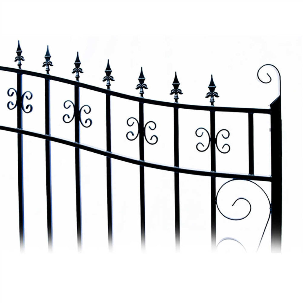 ALEKO Venice Style Steel Dual Swing Driveway Gate (SAK68025)-SAKSBY
