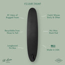 ALMOND SURFBOARD 9'2 R-SERIES Surf Thump With High Density Foam And Noserideable (SAK32109) - SAKSBY.com - Surfboard - SAKSBY.com