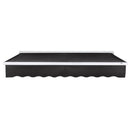 AWNTECH Destin Premium Electric Outdoor Motorized Retractable Awning (DTL18/DTR18-SBY) (SAK13056)-SAKSBY
