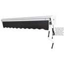 AWNTECH Destin Premium Electric Outdoor Motorized Retractable Awning (DTL18/DTR18-SBY) (SAK13056)-SAKSBY