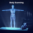 Bosscare Full Body 3D Zero Gravity Shiatsu Recline Massage Chair With Waist Heating White SAK37215 Saksby - Body Scanning
