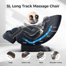 Bosscare Full Body 3D Zero Gravity Shiatsu Recliner Massage Chair With App Black SAK32840 Saksby - SL Long Track Massage Chair