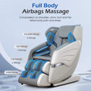 Bosscare Premium Full Body Zero Gravity Massage Chair With AI Voice And App Control Gray SAK35970 Saksby - Full Body Airbags Massage