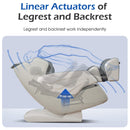 Bosscare Premium Full Body Zero Gravity Massage Chair With AI Voice And App Control Gray SAK35970 Saksby - Linear Actuators