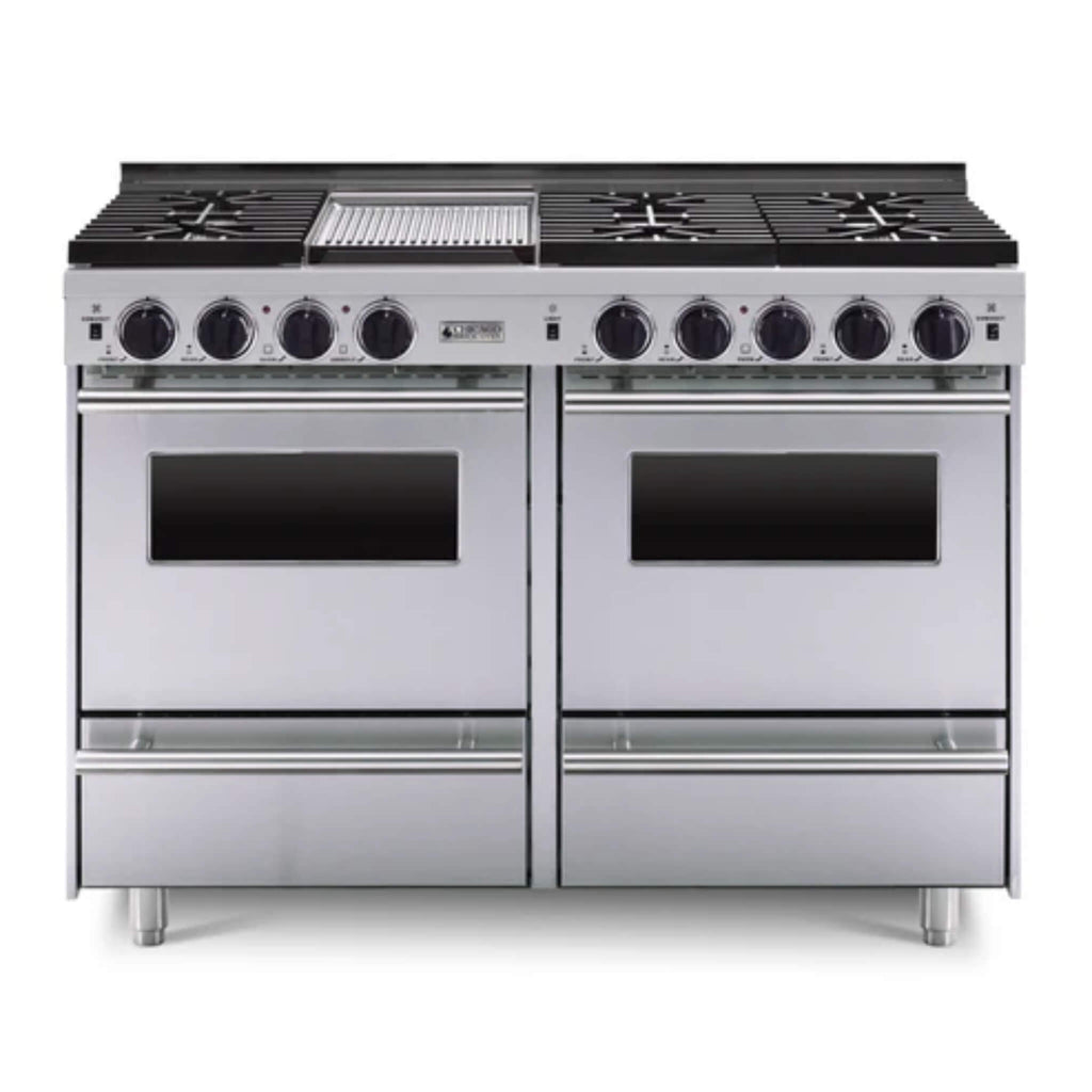 CBO 48" All-Gas Convection Range With Sealed Burners SAKSBY - Stainless Steel Regular View