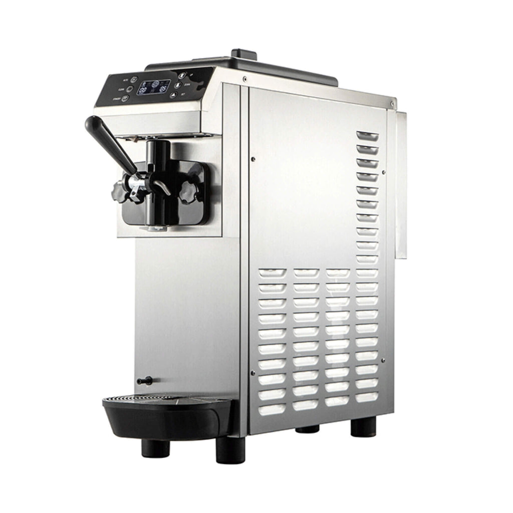 Commercial Single Flavor Soft Serve Ice Cream Machine Maker, 13L/H (SAK84035) - Saksby Wholesale - Front Left View