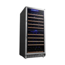 EDGESTAR 101 Bottle Capacity Built In Dual Zone Wine Cooler, 24" (SAK92835)-SAKSBY