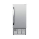Edgestar 15 Inch Outdoor Undercounter Ice Maker With 50 Pounds Daily Ice Production SAK847200 Saksby - Front View