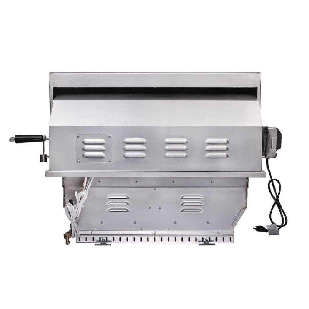 EDGESTAR 60K BTU 30" Natural Gas Built-In Grill With Lighted Grill Area and Double Access Doors (SAK82568)-SAKSBY