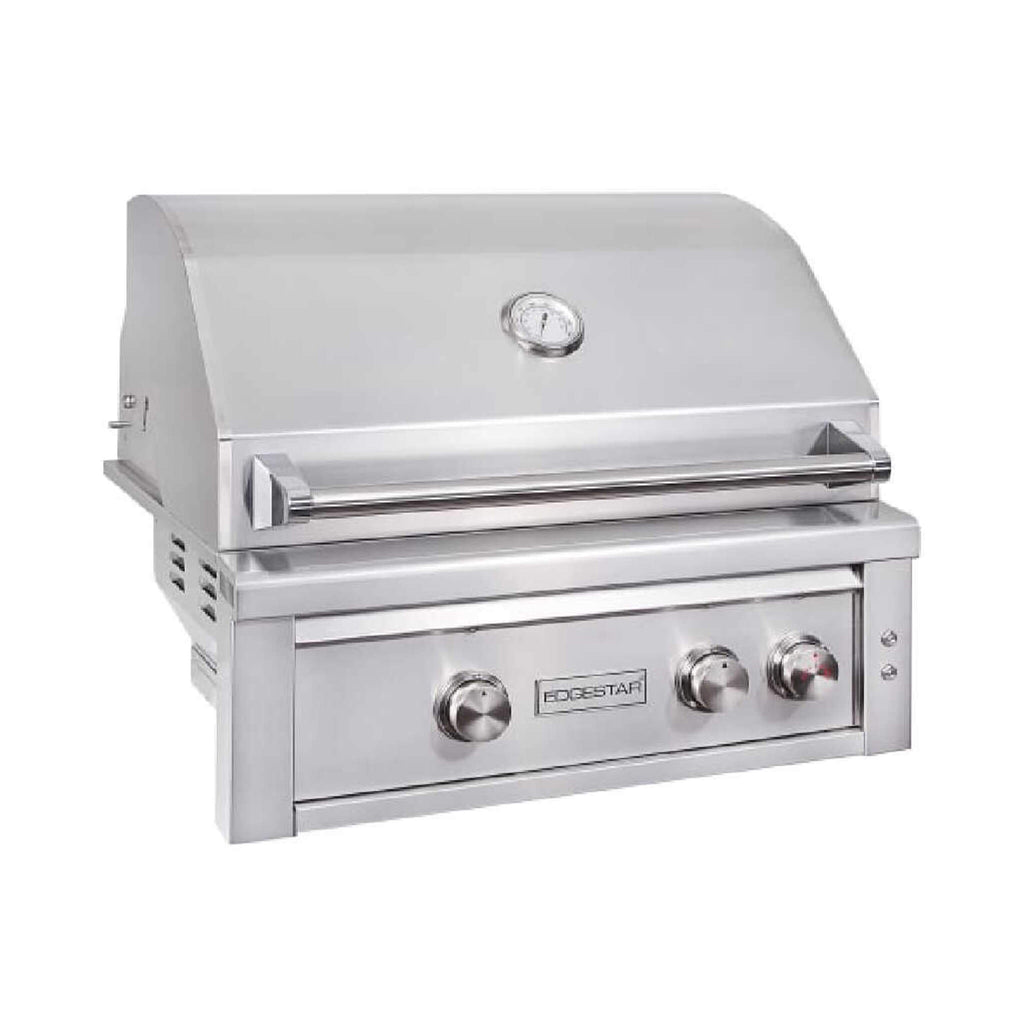 EDGESTAR 60K BTU 30" Natural Gas Built-In Grill With Lighted Grill Area and Double Access Doors (SAK82568)-SAKSBY