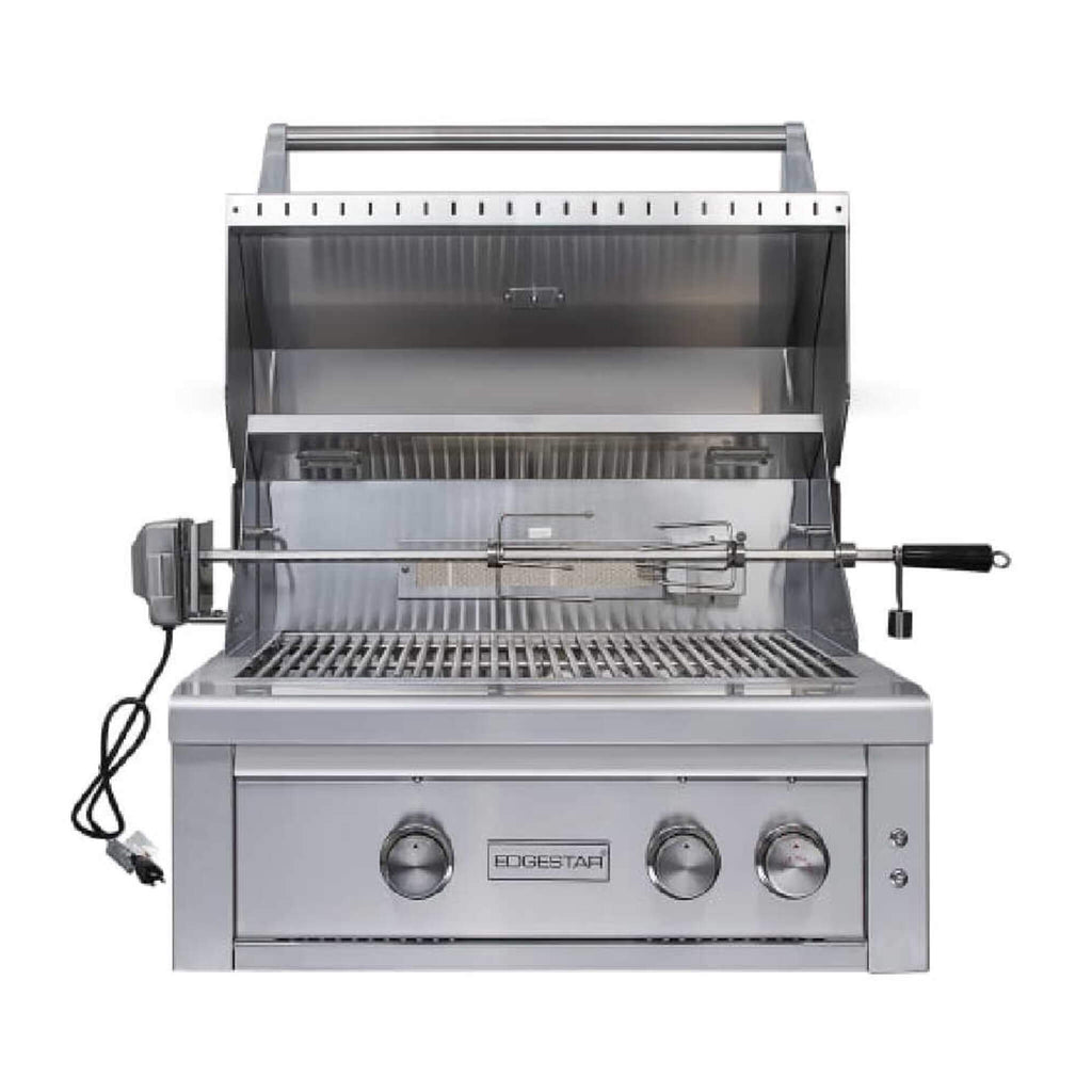 EDGESTAR 60K BTU 30" Natural Gas Built-In Grill With Lighted Grill Area and Double Access Doors (SAK82568)-SAKSBY