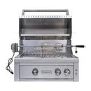 EDGESTAR 60K BTU Natural Gas Outdoor Built In Grill With Rotisserie And LED Lighting, 30" (SAK52871)-SAKSBY