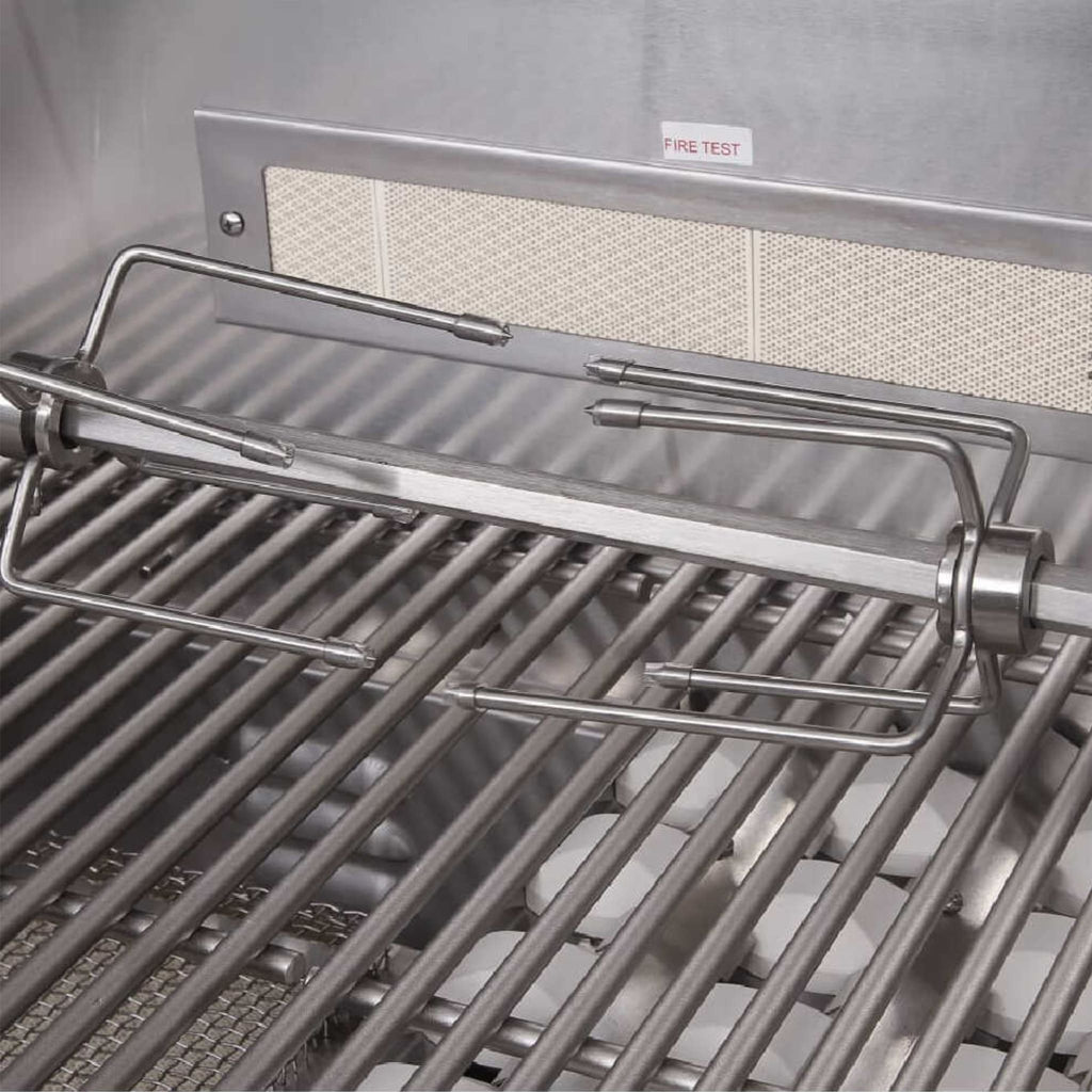 EDGESTAR 89000 BTU 36" Natural Gas Freestanding Lighting Knobs Grill Cart With Rotisserie (SAK12573)-SAKSBY