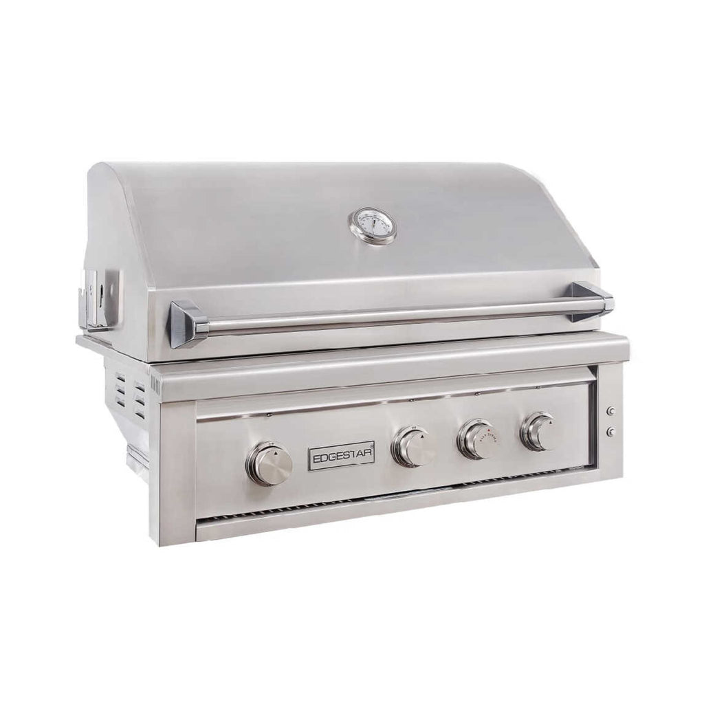 EDGESTAR 89000 BTU 36" Wide Natural Gas Built-In Grill With Insulated Jacket And Double Access Doors (SAK31258)-SAKSBY