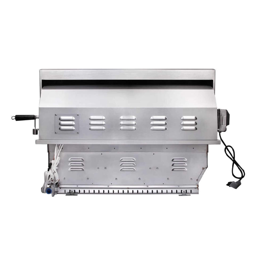 EDGESTAR 89K BTU Built In Grill With Rotisserie and LED Lighting, 36" (SAK49230)-SAKSBY