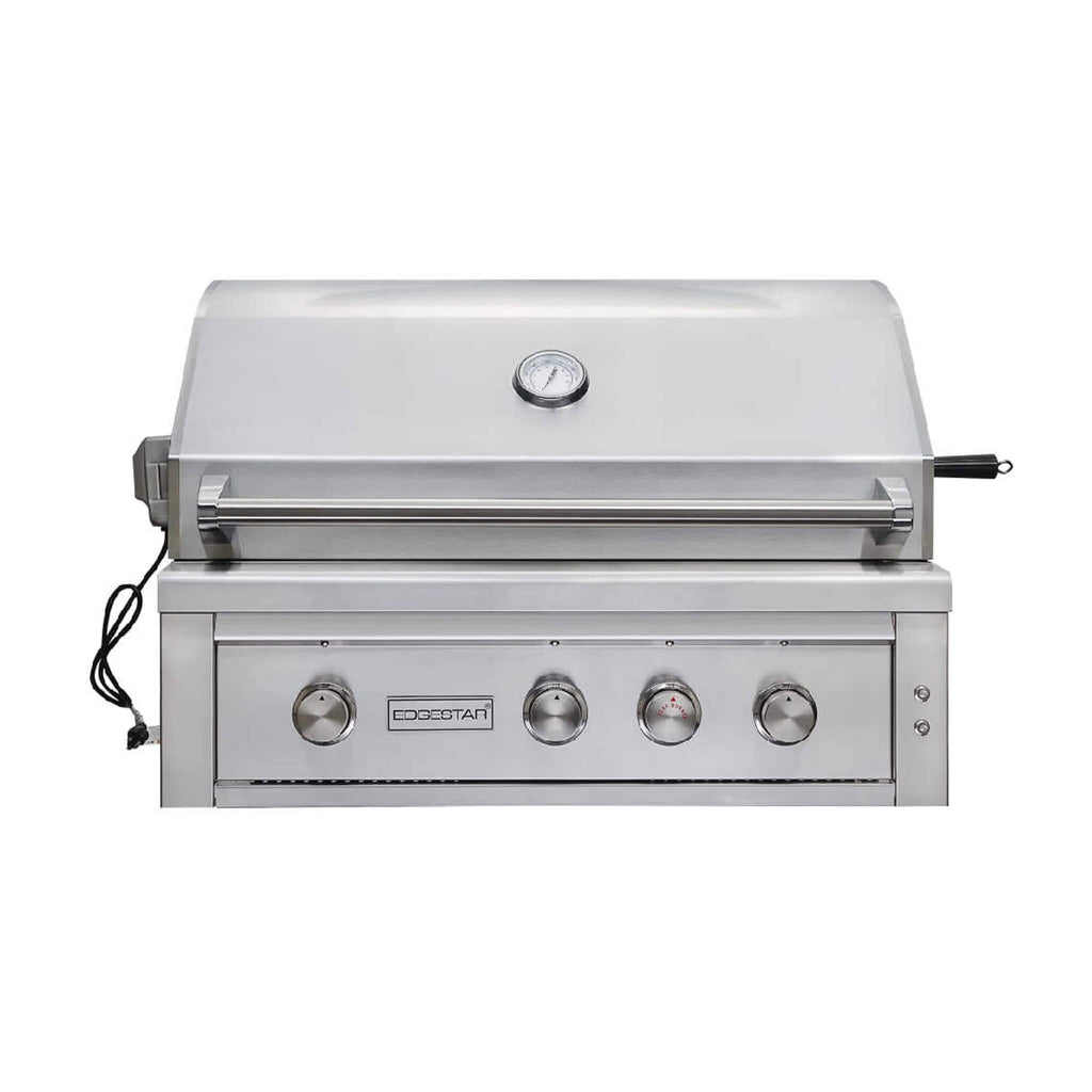 EDGESTAR 89K BTU Built In Grill With Rotisserie and LED Lighting, 36" (SAK49230)-SAKSBY