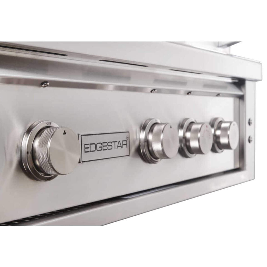 EDGESTAR 89K BTU Built In Grill With Rotisserie and LED Lighting, 36" (SAK49230)-SAKSBY