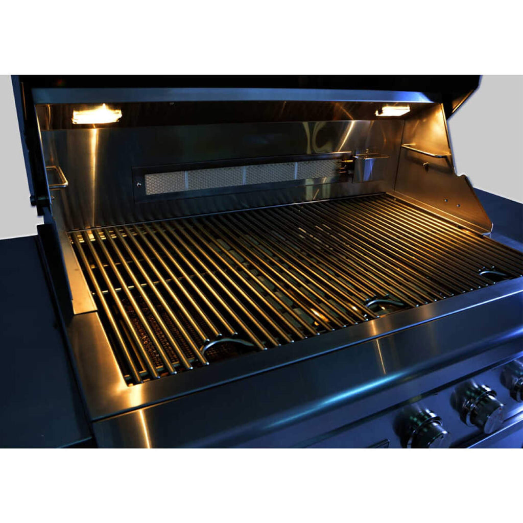 EDGESTAR 89K BTU Built In Grill With Rotisserie and LED Lighting, 36" (SAK49230)-SAKSBY