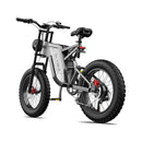 EKX X20 2000W 48V/35AH Electric Bike Mountain Moped Ebike With 20" Fat Tire (SAK31682) SAKSBY - Back Left View