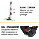 Electric Chair For Stairs Hand Extension And Dual Locking Wheels