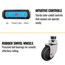 Climbing Wheelchair - Controls And Swivel Wheels