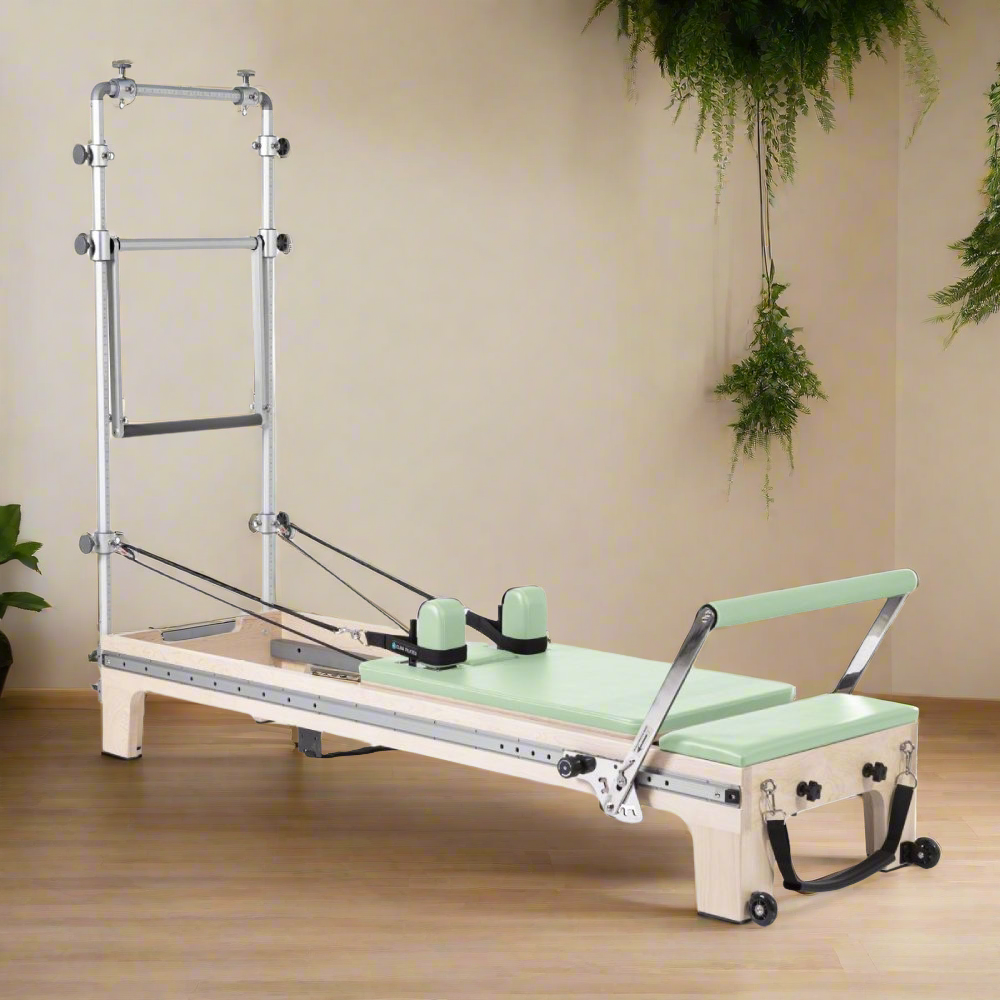 Elina Pilates Fisio Reformer Master Instructor With Tower And Auto Rope Retractable System (SAK97821)