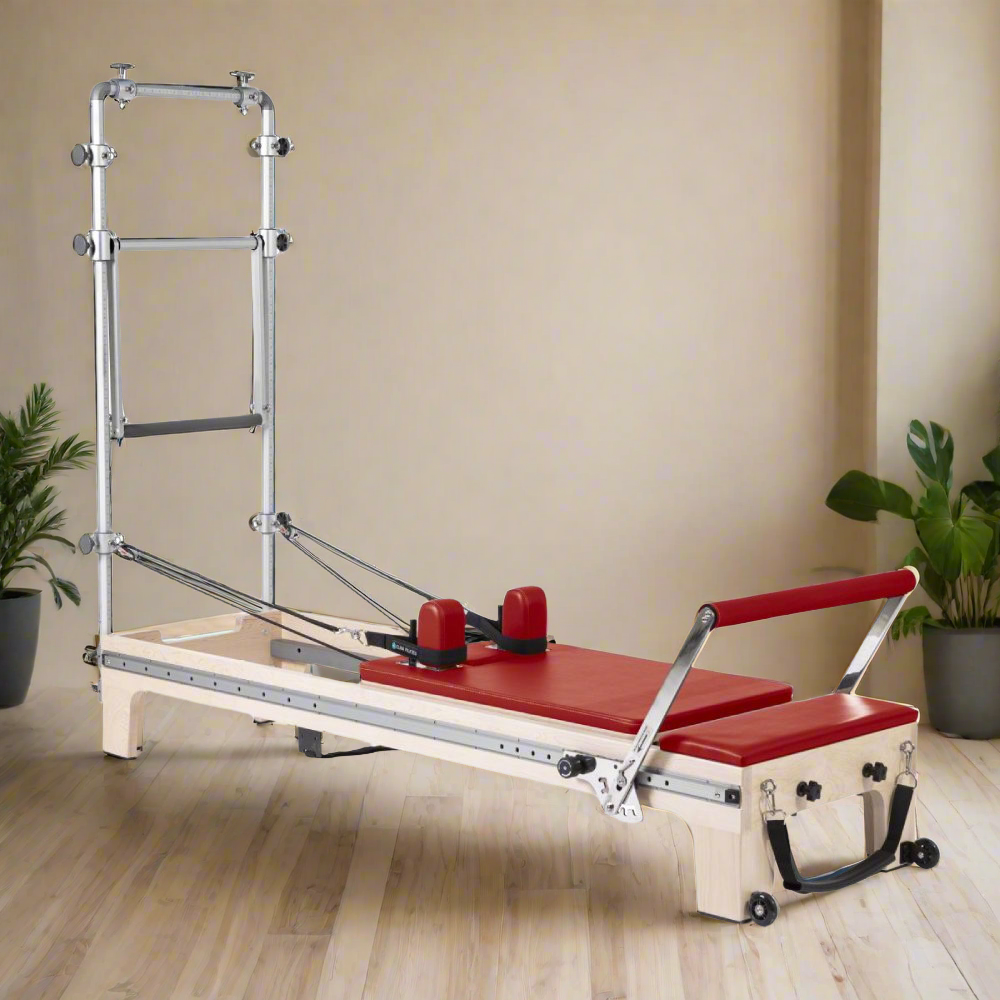 Elina Pilates Fisio Reformer Master Instructor With Tower And Auto Rope Retractable System (SAK97821)