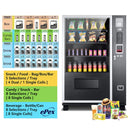 EPX 5ft Snacks And Drinks Combo Vending Machine With Dual Zone Refrigeration And Bill Acceptor G432 SAK76984 Saksby - Capacity