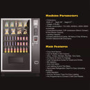 EPX 5ft Snacks And Drinks Combo Vending Machine With Dual Zone Refrigeration And Bill Acceptor G432 SAK76984 Saksby - Features