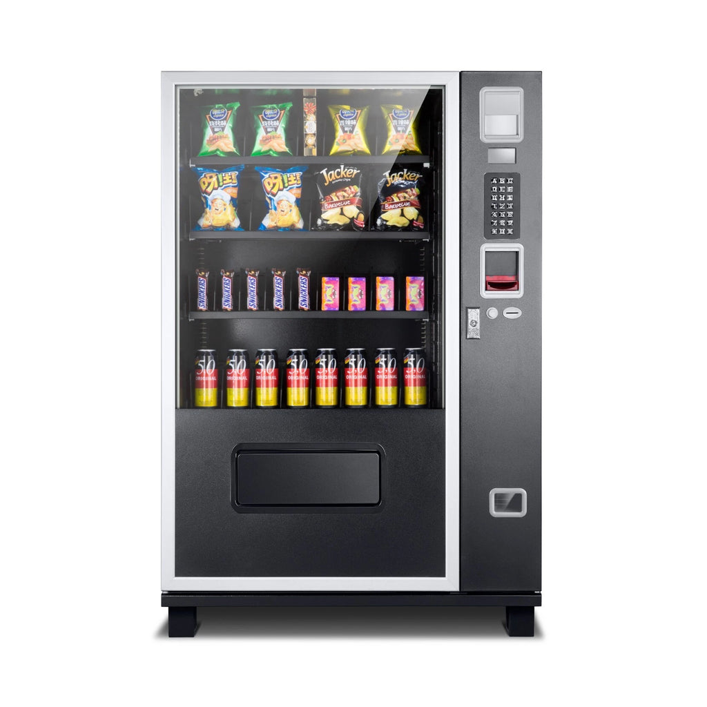EPX 5ft Snacks And Drinks Combo Vending Machine With Dual Zone Refrigeration And Bill Acceptor G432 SAK76984 Saksby - Front View