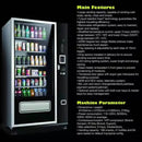 EPX 6ft Snacks And Drinks Combo Vending Machine With Dual Zone Refrigeration And Bill Acceptor SAK47539 Saksby - Features