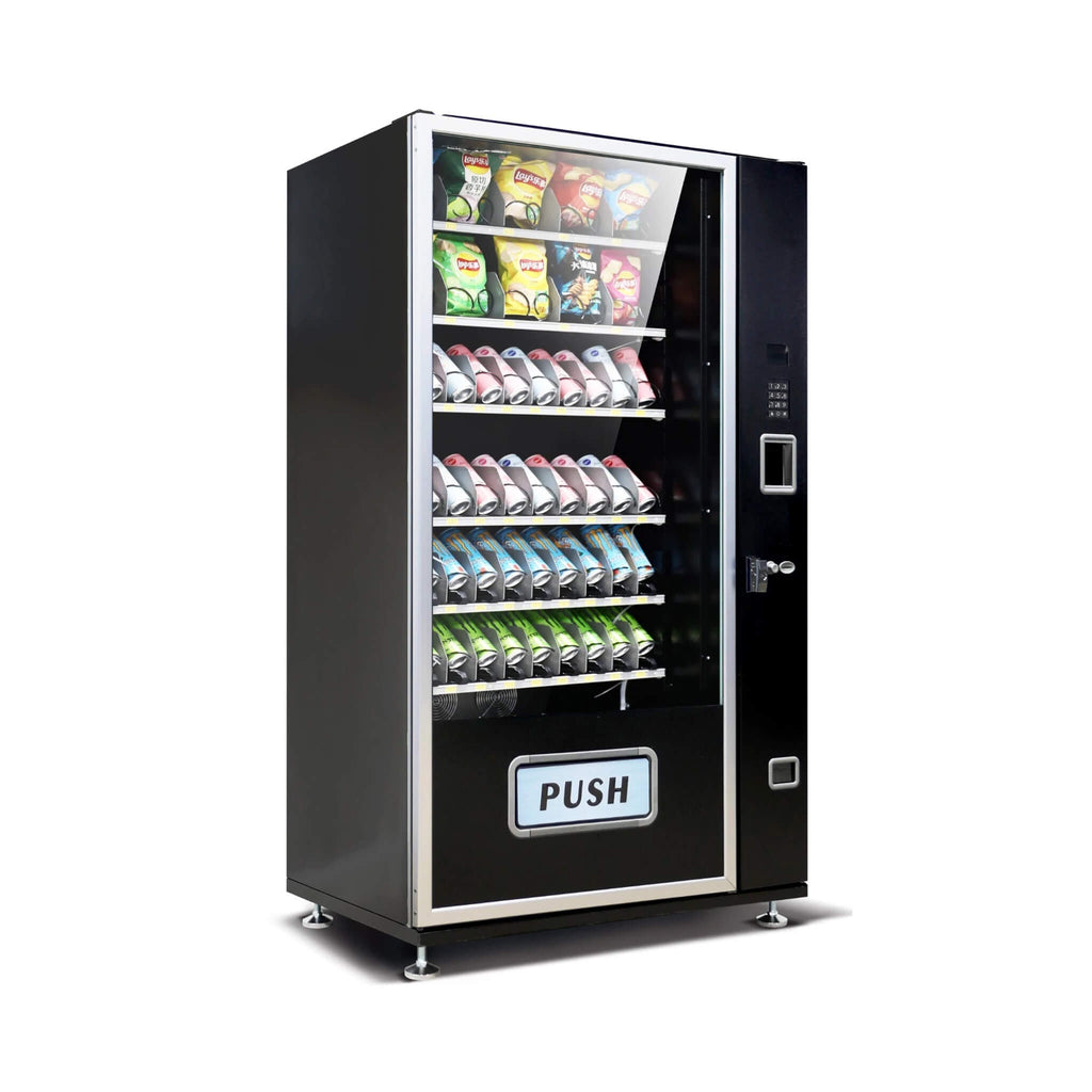 EPX Extra Large 6ft Snacks And Drinks Combo Vending Machine With Dual Zone Refrigeration And Bill Acceptor EP G660 SAK12960 Saksby - Front Right View