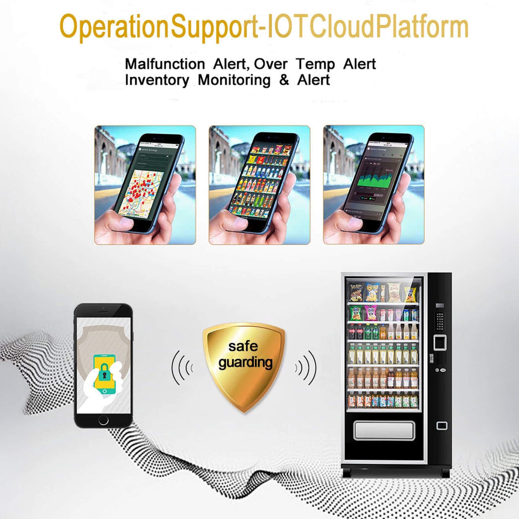 EPX Extra Large 6ft Snacks And Drinks Combo Vending Machine With Dual Zone Refrigeration And Bill Acceptor EP G660 SAK12960 Saksby - Phone Alert