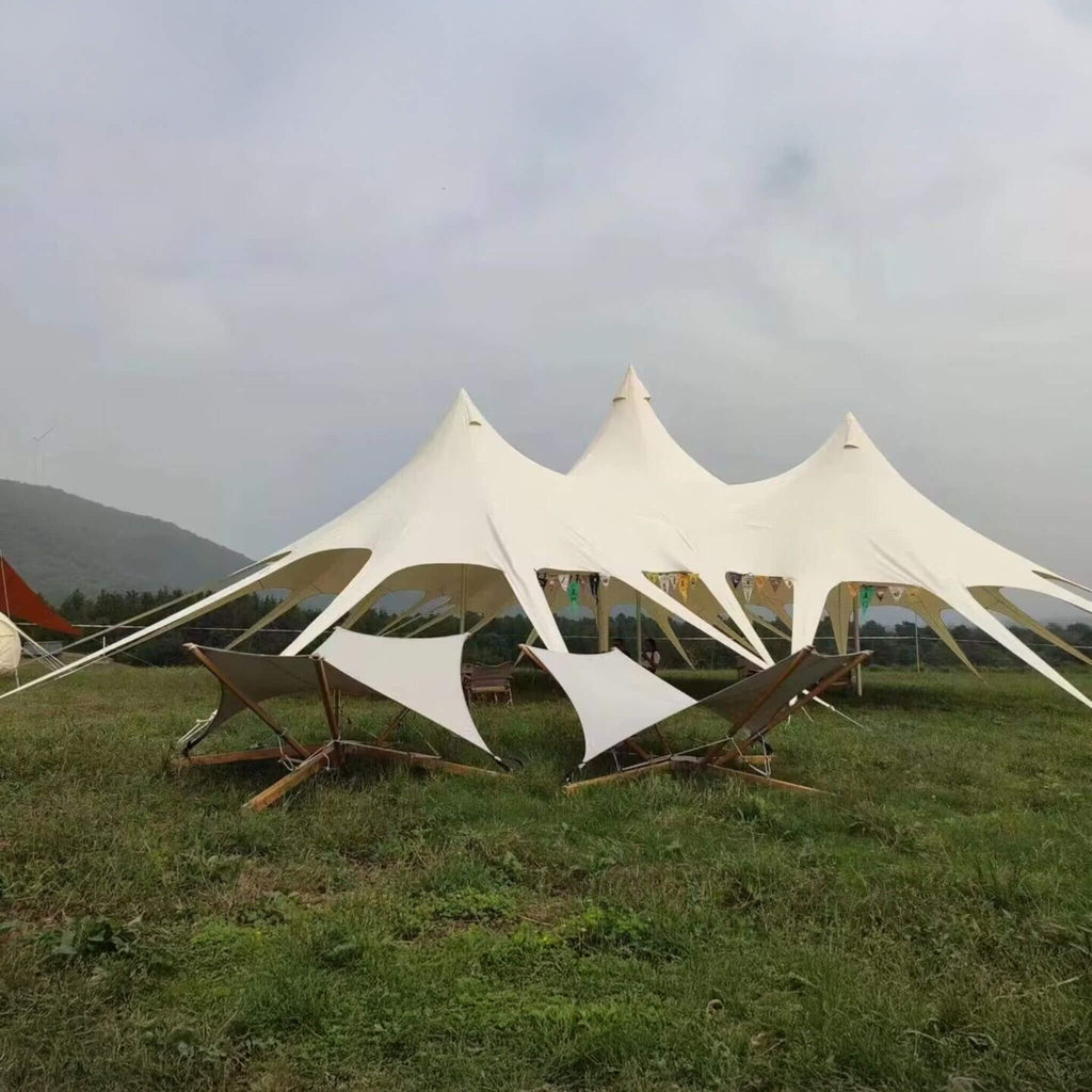 Extra Large Portable Waterproof Multifunctional Outdoor Rain Tarp Canopy (SAK31623) - Saksby Wholesale - Camping SIte