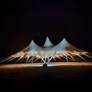Extra Large Portable Waterproof Multifunctional Outdoor Rain Tarp Canopy (SAK31623) - Saksby Wholesale - Night View