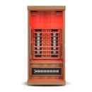 FINNMARK 1-Person FullSpectrum Home Infrared Sauna With Bluetooth Audio (SAK18374) - SAKSBY Front View