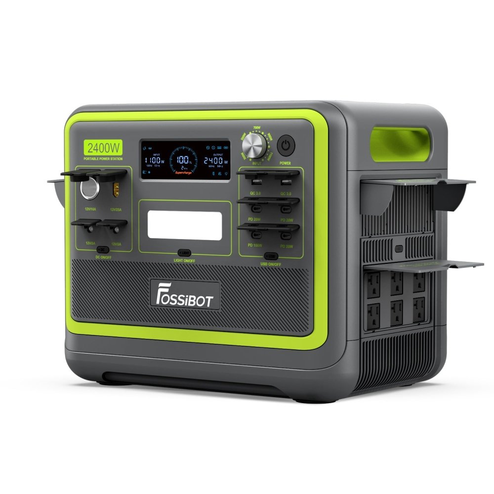 FOSSiBOT F2400 Portable Power Station With Ultra-Fast Charging & Quiet Operation, 2400W (SAK22841) - SAKSBY.com - Portable Power Stations - SAKSBY.com