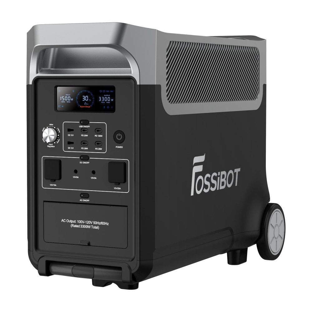 FOSSiBOT F3600 Portable Power Station With 2.2KW Input & 3.6KW Output Power (SAK51935) - SAKSBY.com - Portable Power Stations - SAKSBY.com