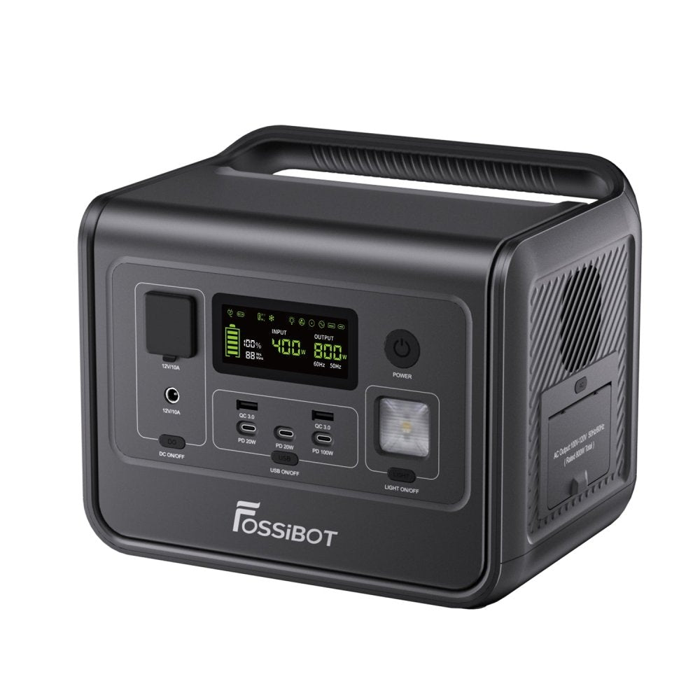 FOSSiBOT F800 Portable Fast Charging Power Station With 8 Device Outputs (SAK58462) - SAKSBY.com - Portable Power Stations - SAKSBY.com