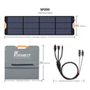 FOSSiBOT SP200 Light Weight Foldable Waterproof Solar Panel With Kickstand, 200W (SAK32145) - SAKSBY.com - Portable Power Stations - SAKSBY.com