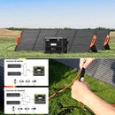 FOSSiBOT SP200 Light Weight Foldable Waterproof Solar Panel With Kickstand, 200W (SAK32145) - SAKSBY.com - Portable Power Stations - SAKSBY.com