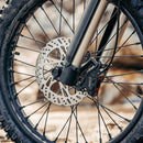 Happyrun G300 Pro Electric Dirt Bike (SAK27360) Saksby - Front Wheel Close Up