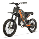 Happyrun G300 Pro Electric Dirt Bike (SAK27360) Saksby - Orange Front Left View on White Background