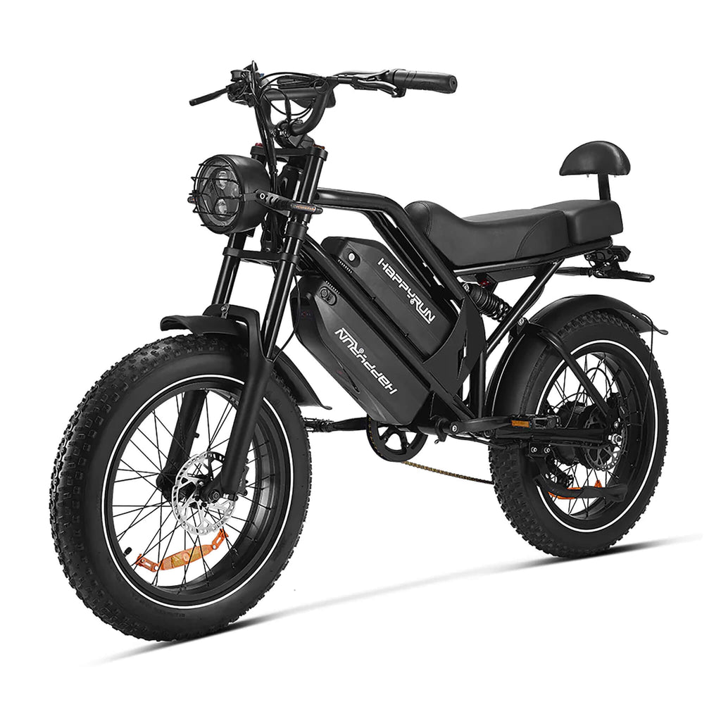 HappyRun G70 (G70 Pro) Long Distance Dual Battery Electric Fat Tire Cargo Bike (SAK81369)