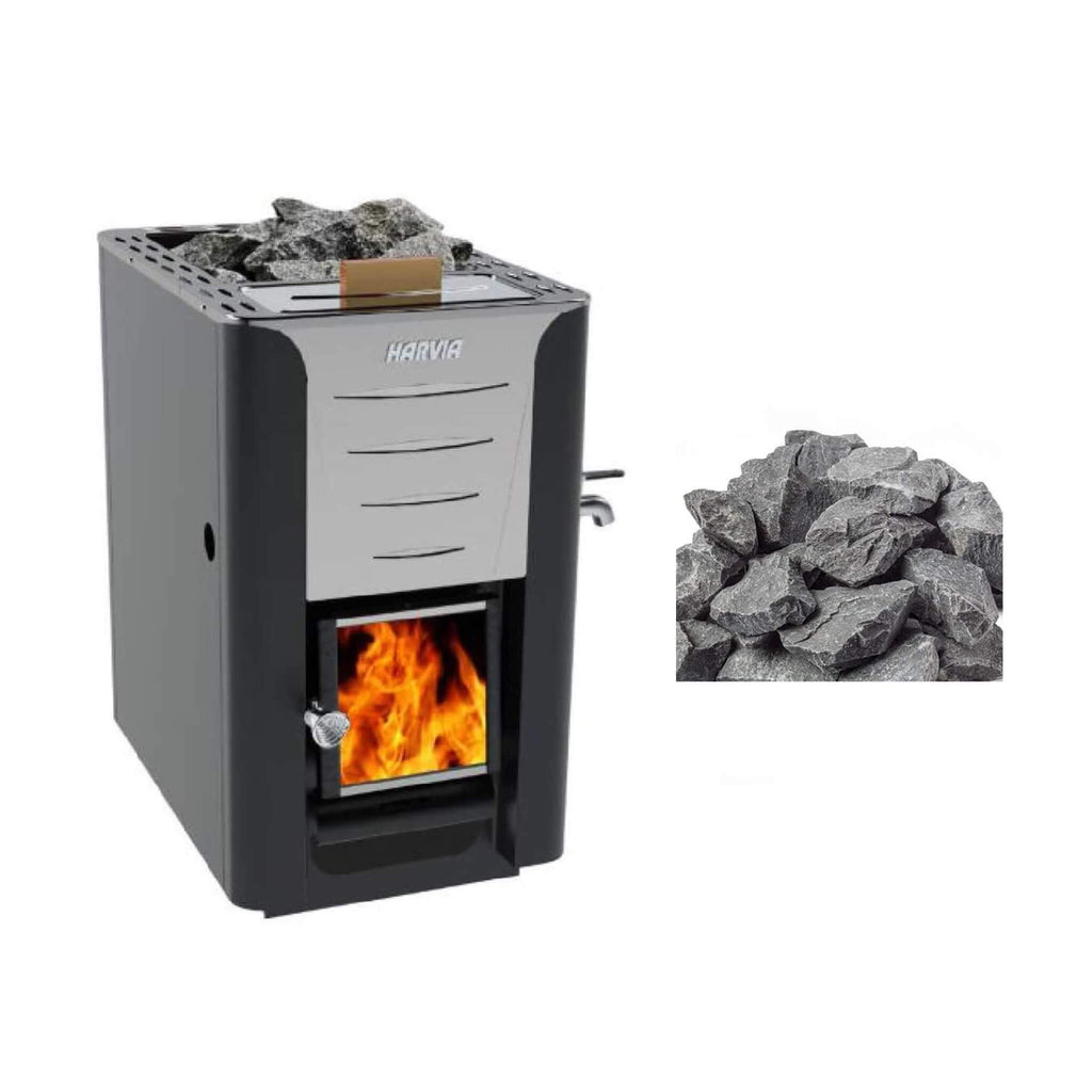 Harvia 20 ES Pro Wood Sauna Stove with Water Tank 24 kW - SAK48251 - Bundle