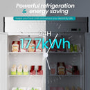 Heavy Duty 54 Inch 2-Door Stainless Steel Commercial Freezer With OmniSmart Temperature Control (SAK911765) - Saksby Wholesale - Energy Saving