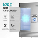 Heavy Duty 54 Inch 2-Door Stainless Steel Commercial Freezer With OmniSmart Temperature Control (SAK911765) - Saksby Wholesale - Features