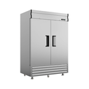Heavy Duty 54 Inch 2-Door Stainless Steel Commercial Freezer With OmniSmart Temperature Control (SAK911765) - Saksby Wholesale - White Background