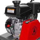 Heavy Duty 6HP Industrial Gas-Powered Quad Clean Vibratory Plate Dirt Soil Road Compactor (SAK97512) SAKSBY - Front Left Of Engine View