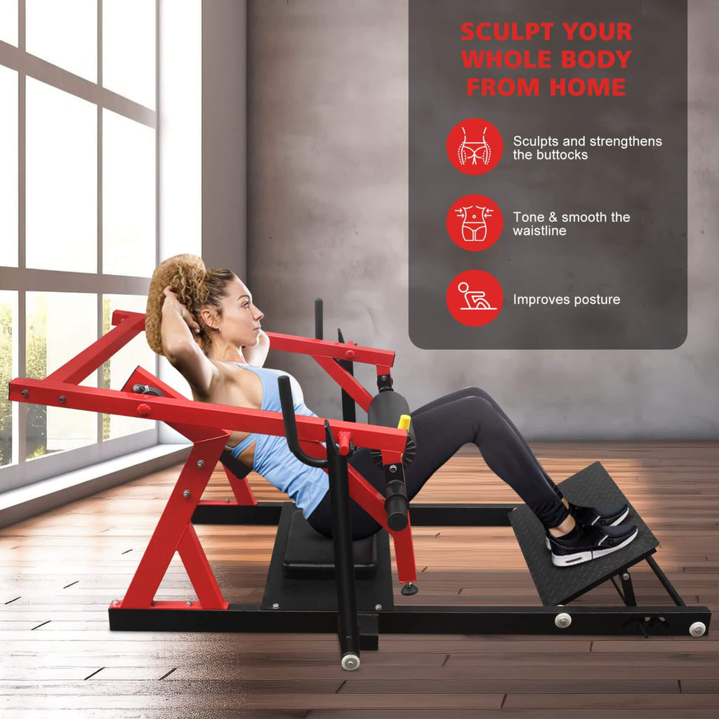 Heavy Duty Hip Thrust Bridge Exercise Machine With Weight Holders (SAK72833) - Saksby Wholesale - Home Setup